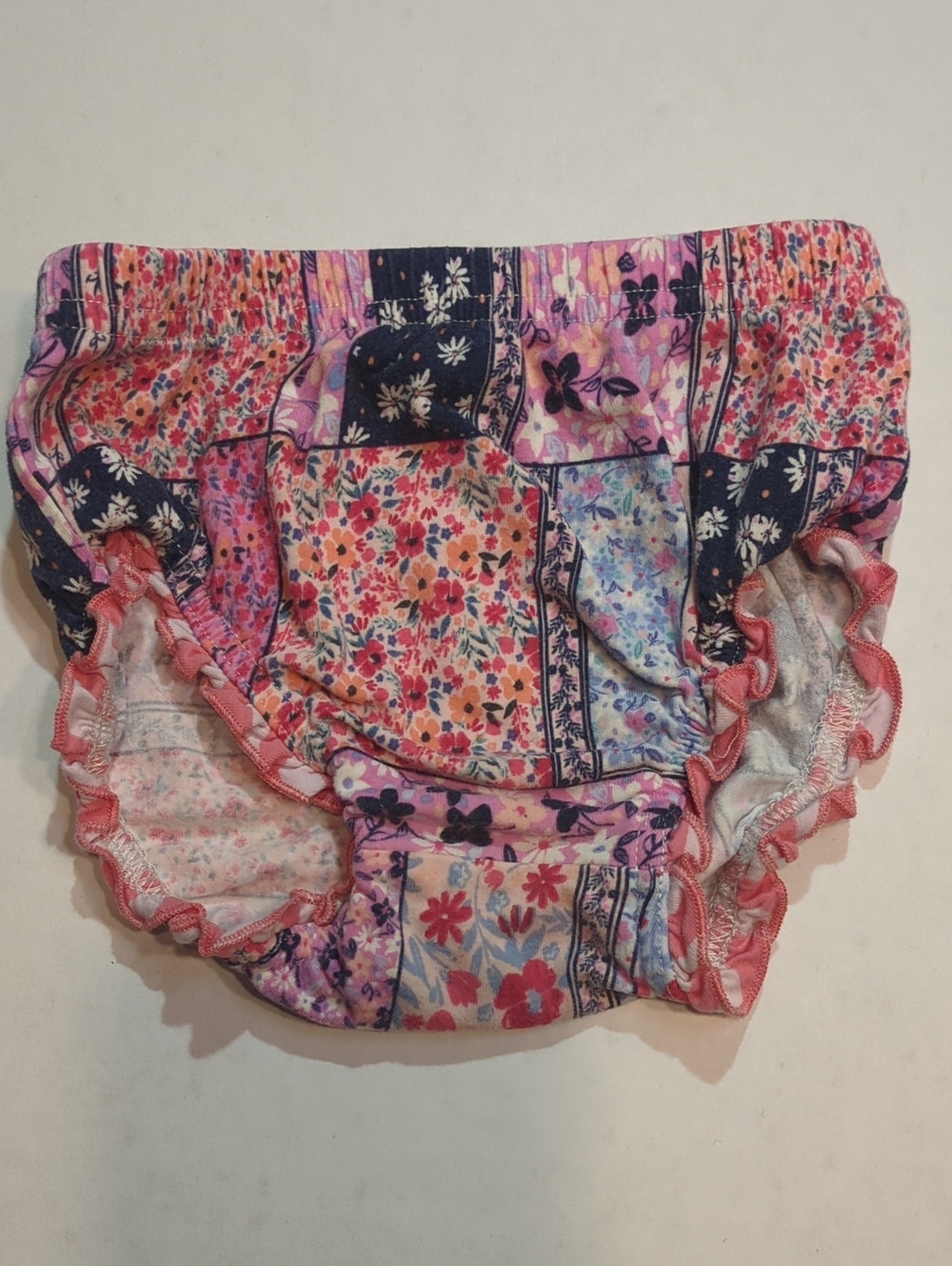 Matilda Jane Pink Floral Patchwork Diaper Cover — Free with Pirchase